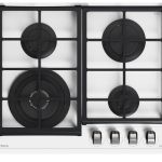 TEKA Plita gaz TOTAL GZC 64321 WHITE, 60 cm, Gratare Fonta- Resigilat