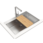TEKA Chiuveta bucatarie FORLINE RS15 71.40 SilentSmart, 1 cuva, 75X50 cm, Inox - imagine 3