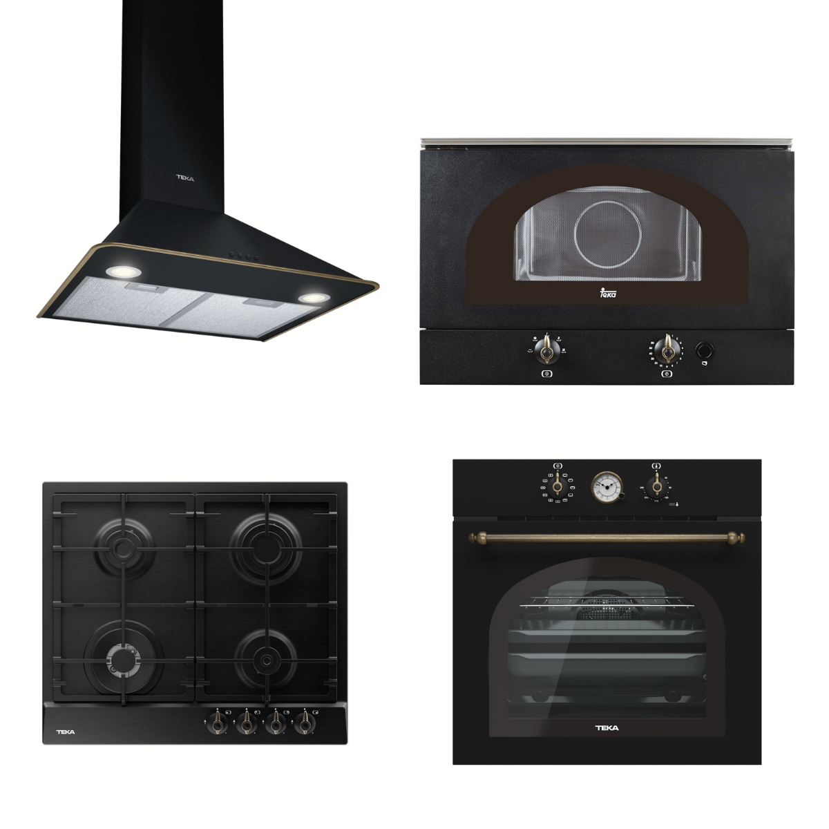 TEKA, Pachet Country Anthracite, Cuptor HRB 6300 AT+ Cuptor