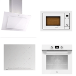 TEKA, Pachet Alb, Plita Inductie IZC 64630 WH MST + Cuptor HLB 8600 WH cu Sistem Surround Temp+ Cuptor Microunde ML 8200 BIS WH+ Hota DVT 68660 TBS White