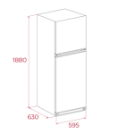TEKA Combină frigorifică NFL 342 - WHITE Free Standing, Full No Frost, congelare & racire rapidă, 325 l, Alb - imagine 5