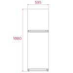 TEKA Combină frigorifică NFL 342 - WHITE Free Standing, Full No Frost, congelare & racire rapidă, 325 l, Alb - imagine 4