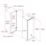 TEKA Frigider incorporabil RSL 73385 FI WH, 304 l, Total No Frost - imagine 5