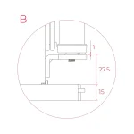 TEKA Frigider incorporabil RSL 73385 FI WH, 304 l, Total No Frost - imagine 6