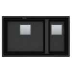 FRANKE Chiuveta Fragranite KNG PRO 120 Nero, accesorii incluse, montaj sub blat