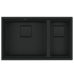 FRANKE Chiuveta Fragranite KNG PRO 120 Matte Black, accesorii incluse, montaj sub blat