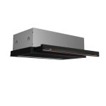 TEKA Hotă Telescopică Design Infinity, CNL 6415 PLUS G1, Ecopower, 5+1 Turbo, 393 m3/h, 60 cm, Negru Mat - imagine 2