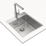 TEKA Chiuvetă bucătărie Forline RS15 40.40, 1 cuvă, 44 x51 cm, inox - imagine 4