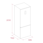 TEKA Combină frigorifică free-standing, Total No Frost, RBF 68670 SS, Funcţie ECO & Vacanţă, 378l , Inox - imagine 5