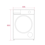 TEKA Mașină de spălat rufe free-standing fără uscător WM 20841 W EU, 15 programe, 8kg, SmartWash Technology, 60cm - imagine 4