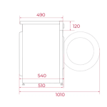 TEKA Mașină de spălat rufe free-standing fără uscător WM 20841 W EU, 15 programe, 8kg, SmartWash Technology, 60cm - imagine 3