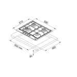 FRANKE Pachet Classic Line Negru, Plita Gaz FHCL 604 3G TC ON + Cuptor Electric incorporabil FCL 86 H ON - imagine 4