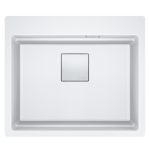 FRANKE Chiuvetă bucătărie Kubus 2 Pro KNG 610-53, set accesorii incluse, Bianco