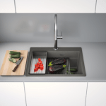 FRANKE Chiuvetă bucătărie Kubus 2 Pro KNG 610-53, set accesorii incluse, Gri Ardezie - imagine 3