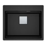 FRANKE Chiuvetă bucătărie Kubus 2 Pro KNG 610-53, set accesorii incluse, Nero