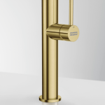 FRANKE Baterie bucătărie Pescara cu duș Extractibil și jet dublu, Gold - imagine 2