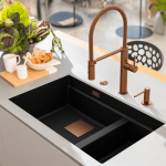 FRANKE Baterie bucătărie Pescara Semi Pro cu duș Extractibil și jet dublu, Copper - imagine 4