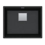 FRANKE Chiuveta Fragranite KNG PRO 110-52 Nero, accesorii incluse, montaj sub blat