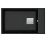 FRANKE Chiuveta Fragranite KNG PRO 110-62 Nero, accesorii incluse, montaj sub blat