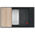 FRANKE Chiuveta Fragranite KNG PRO 110-62 Negru Mat, accesorii incluse, montaj sub blat - imagine 2