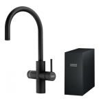 FRANKE Baterie bucătărie electronică Mythos Water Hub All in One, apa potabila, Matte Black