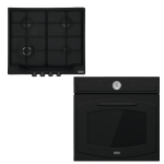 FRANKE Pachet Rustic Plita Gaz FCH 604 3G TC MB C + Cuptor Electric FCO 86 H BT Matte Black