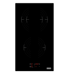 FRANKE Plită vitroceramică Smart FRSL 302 C TD BK – 2 Zone, Touch Control, 30cm Negru