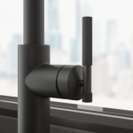 FRANKE Baterie bucătărie Maris Stripes cu dus extractibil, Matte Black - imagine 2