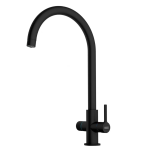 FRANKE Baterie Lina Clear Water J Matte Black
