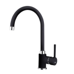 TEKA Baterie Easy SP 995 Negru Metalic, pipa rotativa inalta, finisaj granit