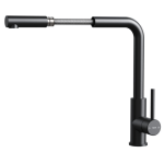 TEKA Baterie Total UNI 9331 BK, dus extractibil, Negru - imagine 2