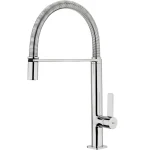 TEKA Baterie bucatarie FO 939 cu teava inalta rotativa flexibila, Crom
